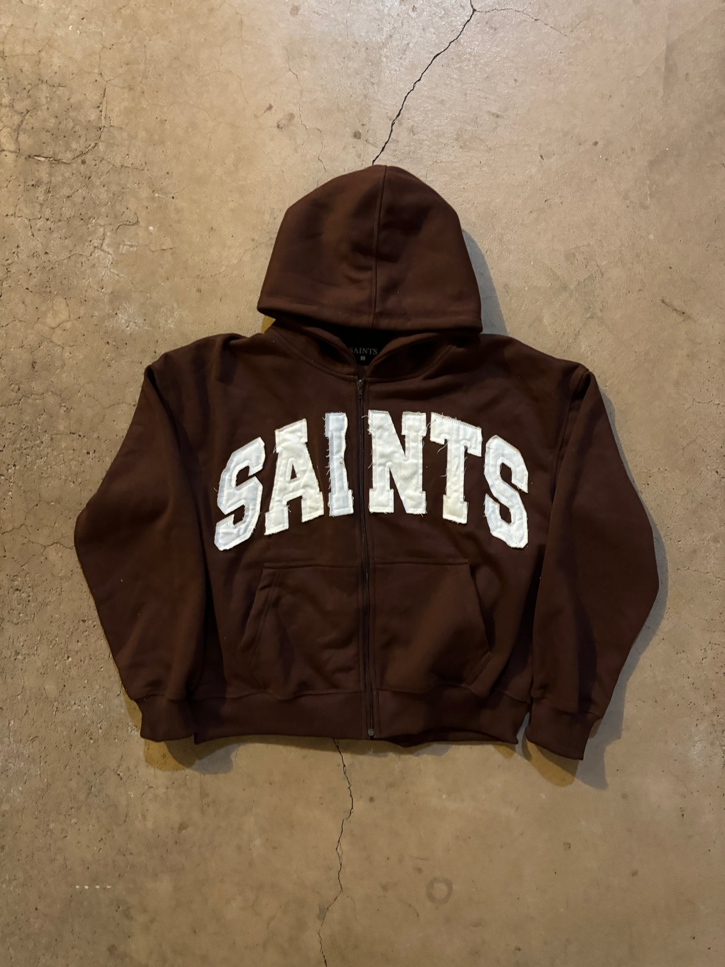 BROWN “SAINTS” HOODIE