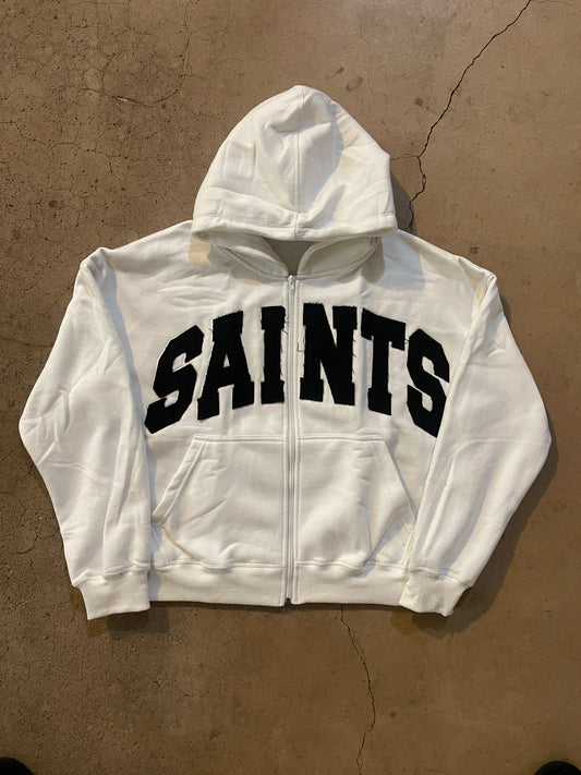 WHITE&BLACK (YANG) “SAINTS” HOODIE