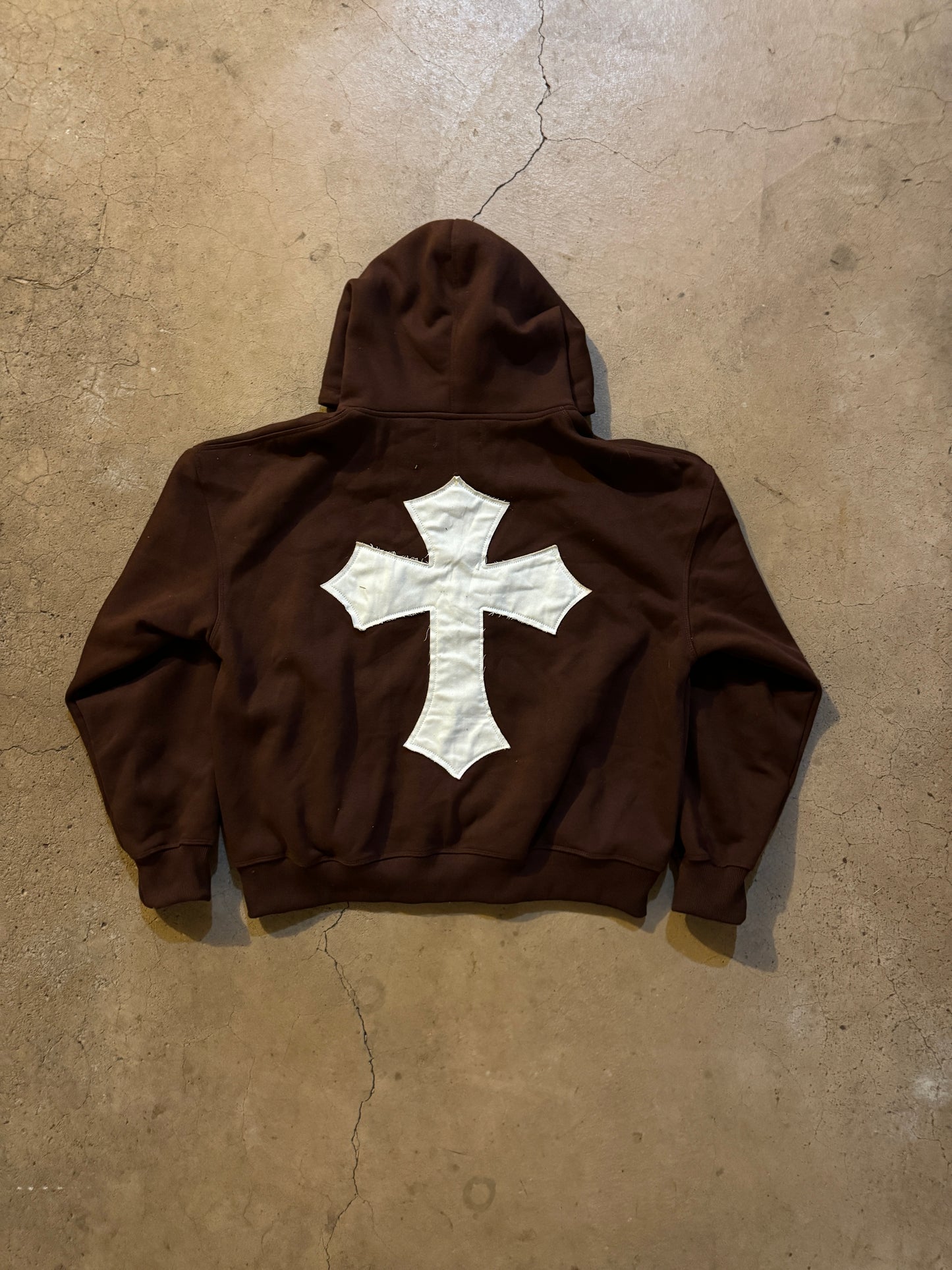 BROWN “SAINTS” HOODIE