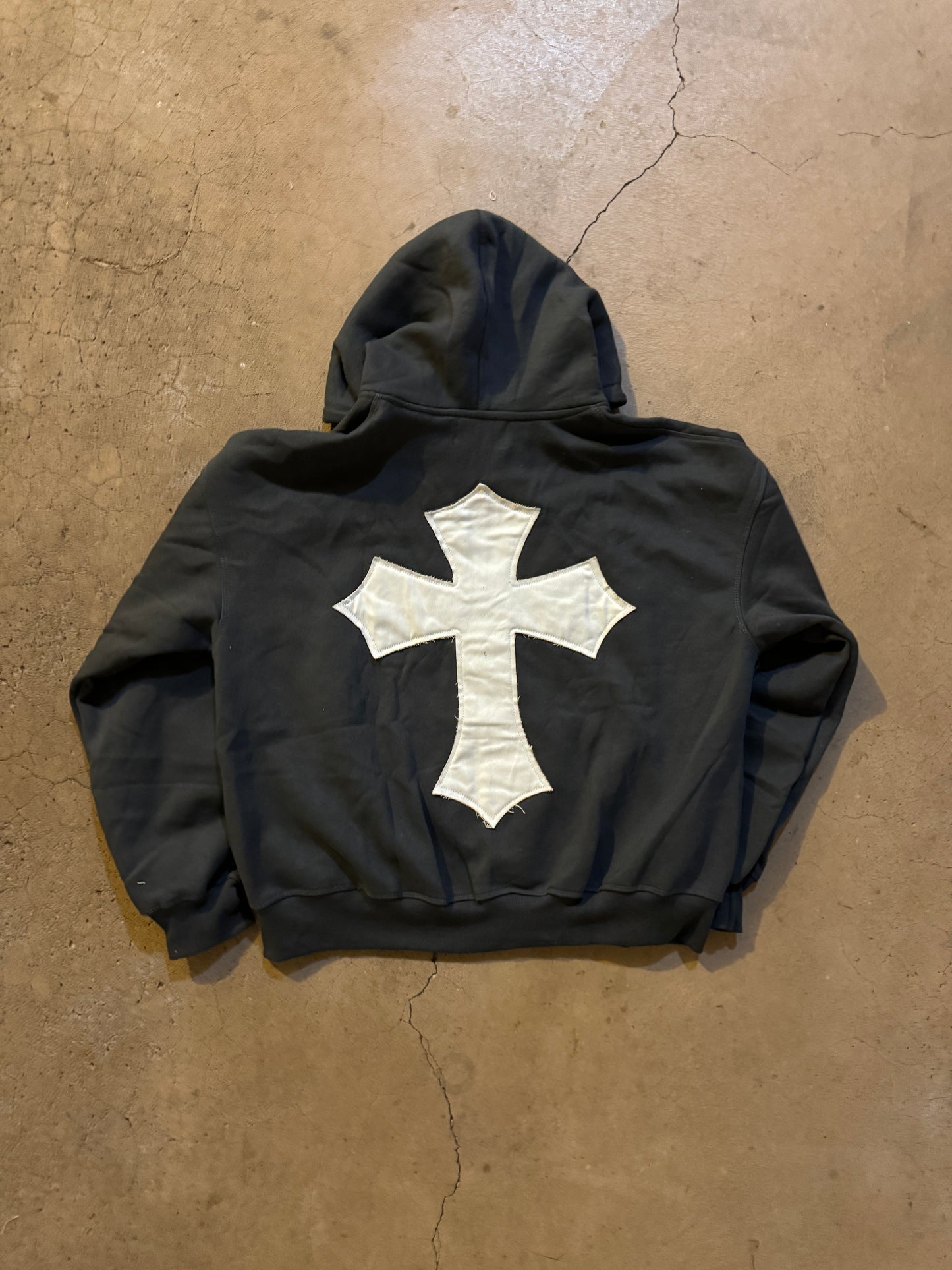 DARK GREY “SAINTS” ZIP UP