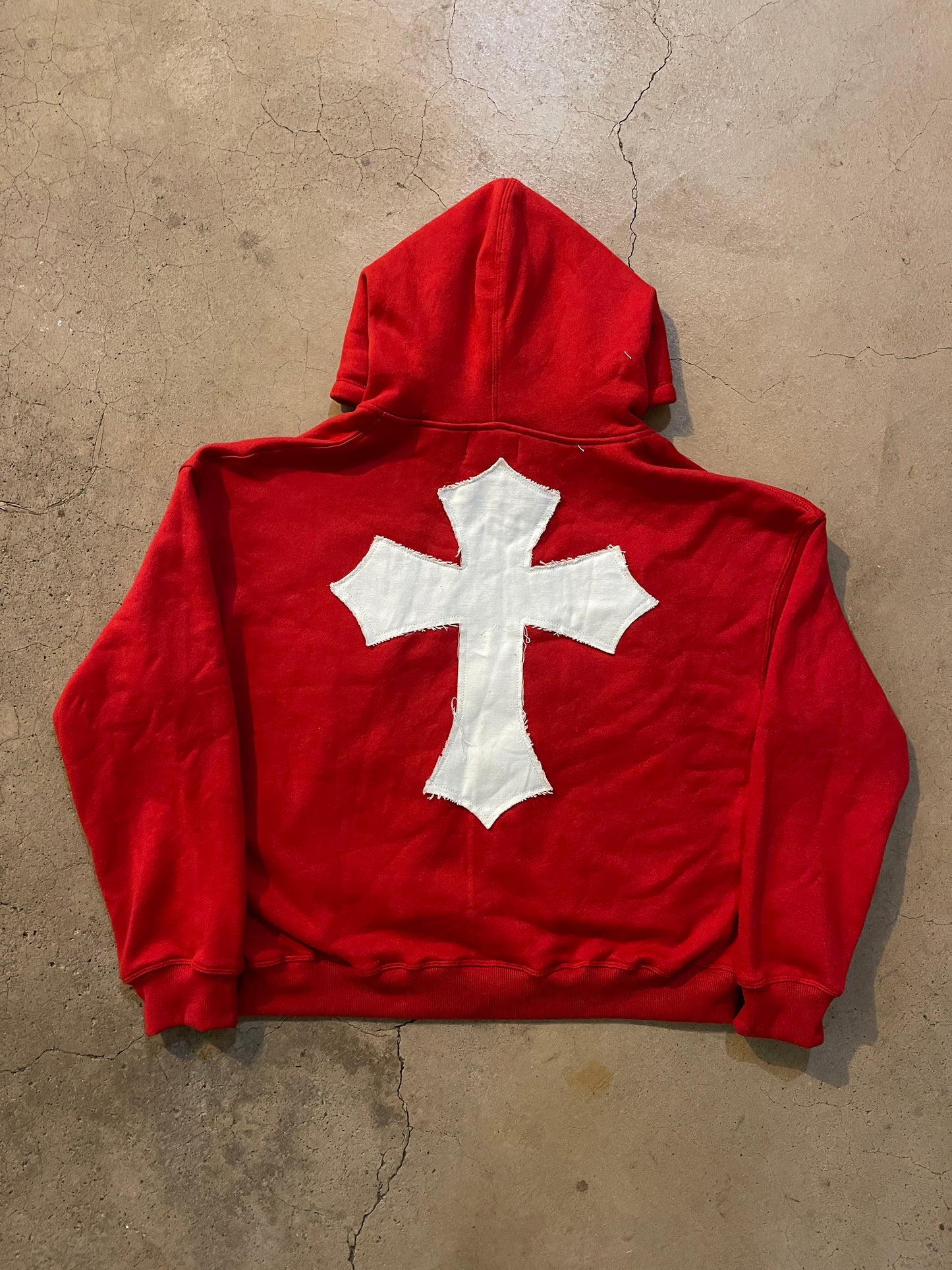 RED "SAINTS" HOODIE