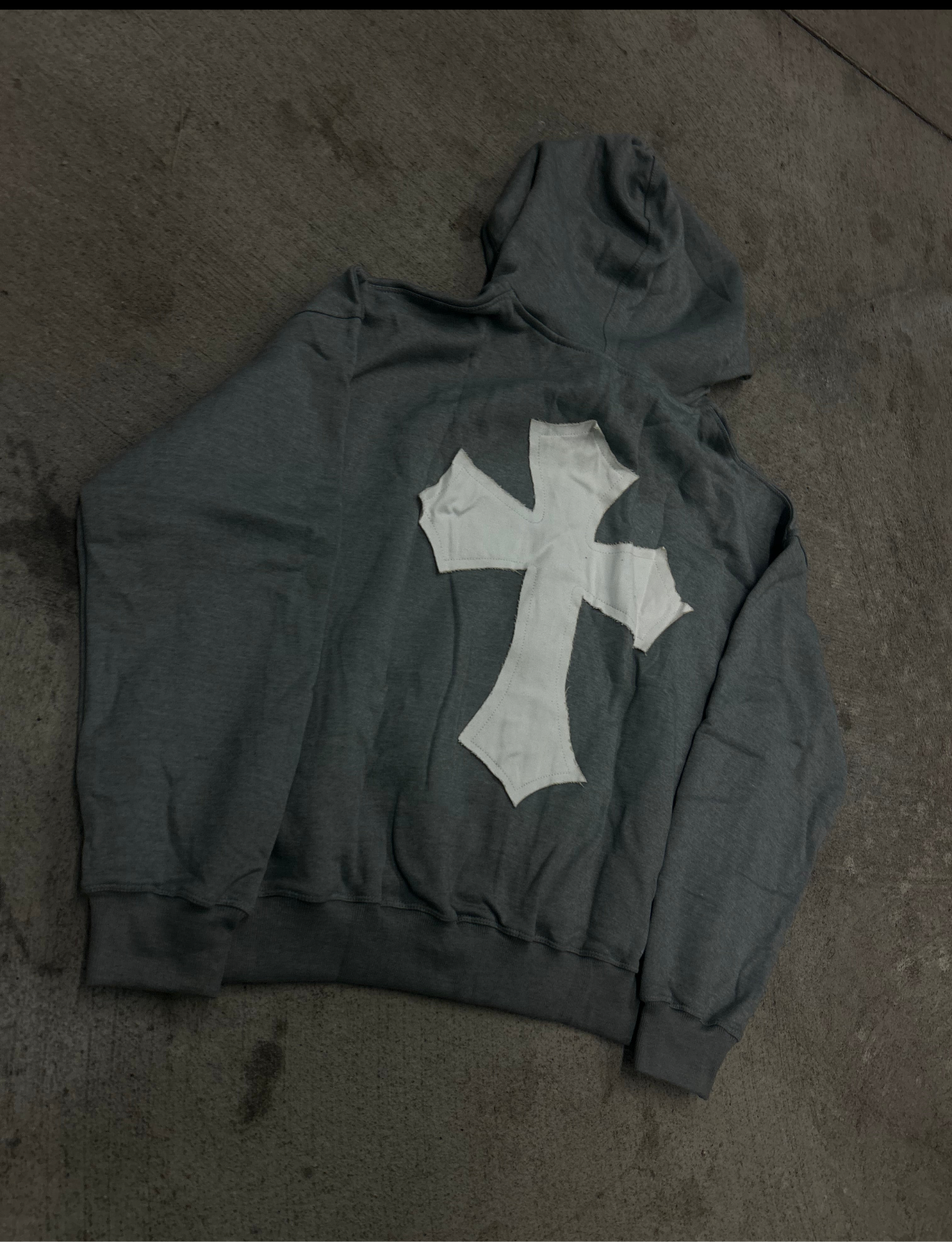 LIGHT GREY “SAINTS” HOODIE