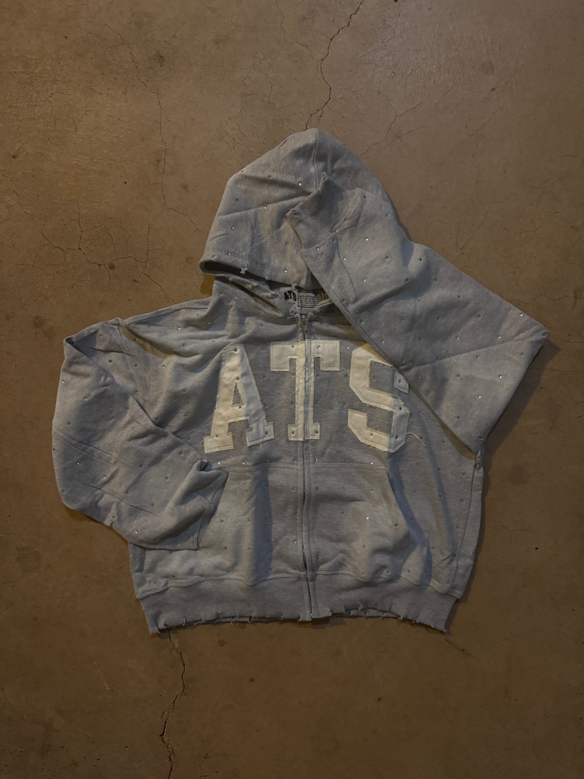 ATS GREY ZIP UP