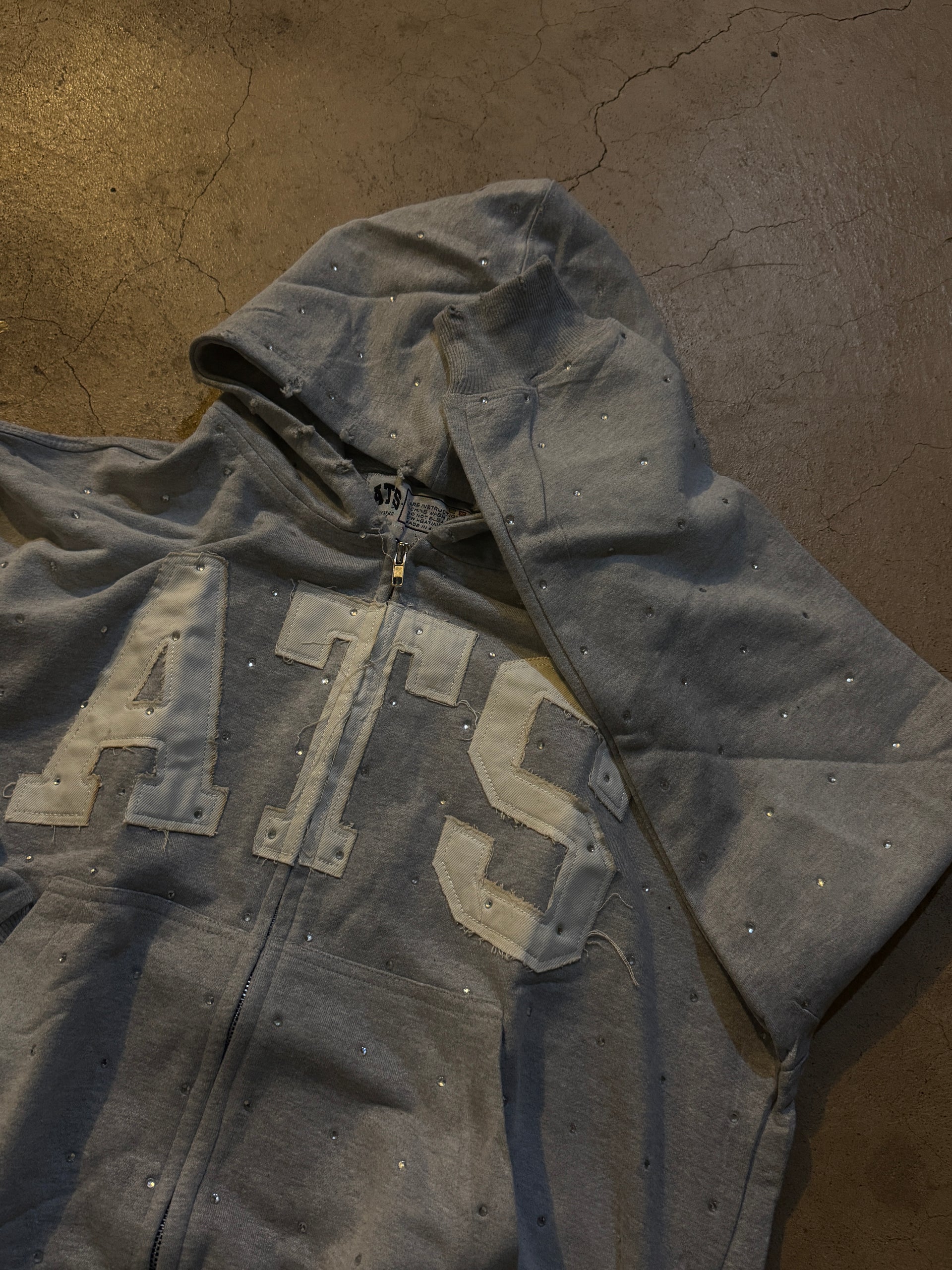 ATS GREY ZIP UP