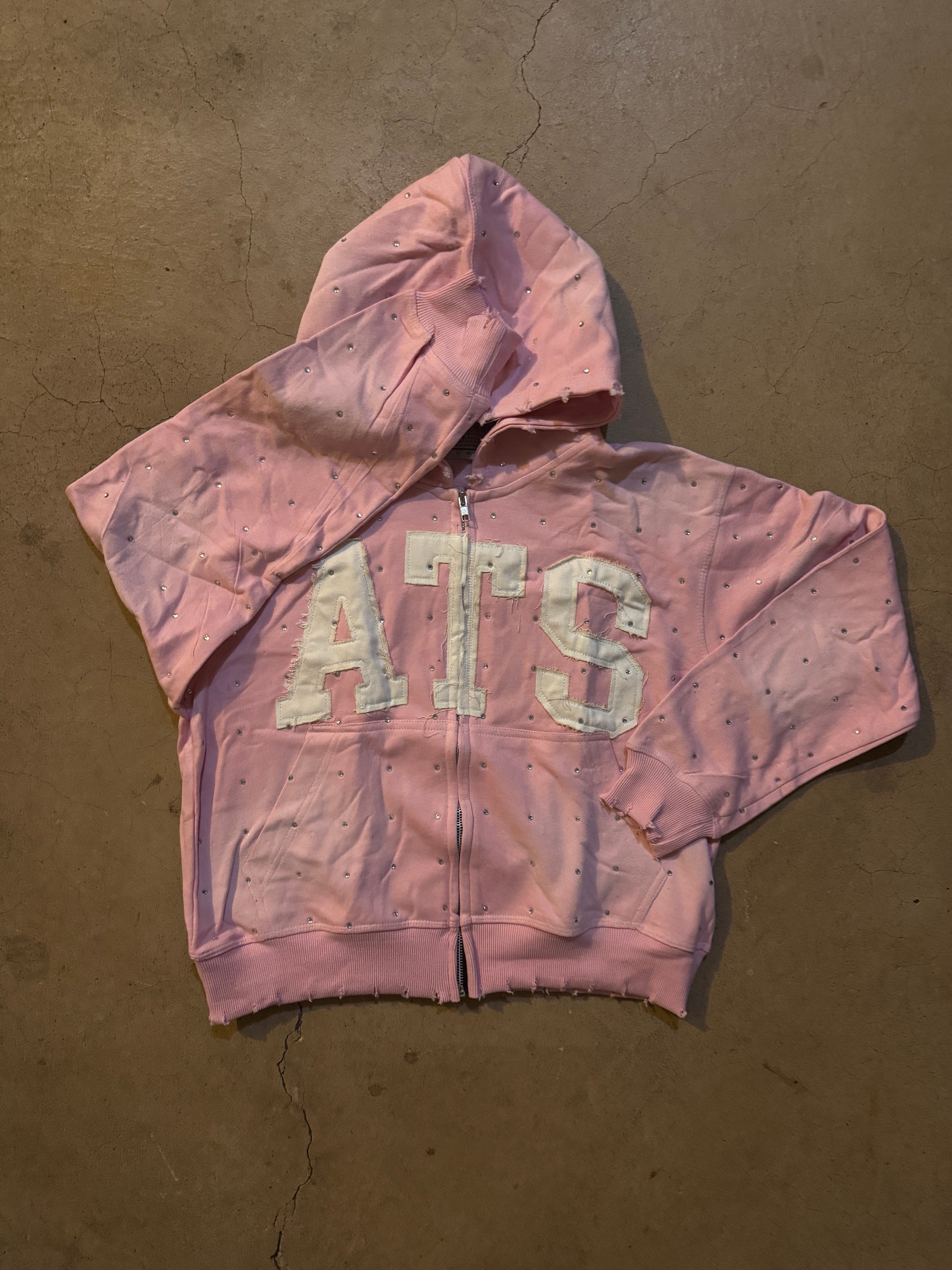 ATS PINK ZIP UP