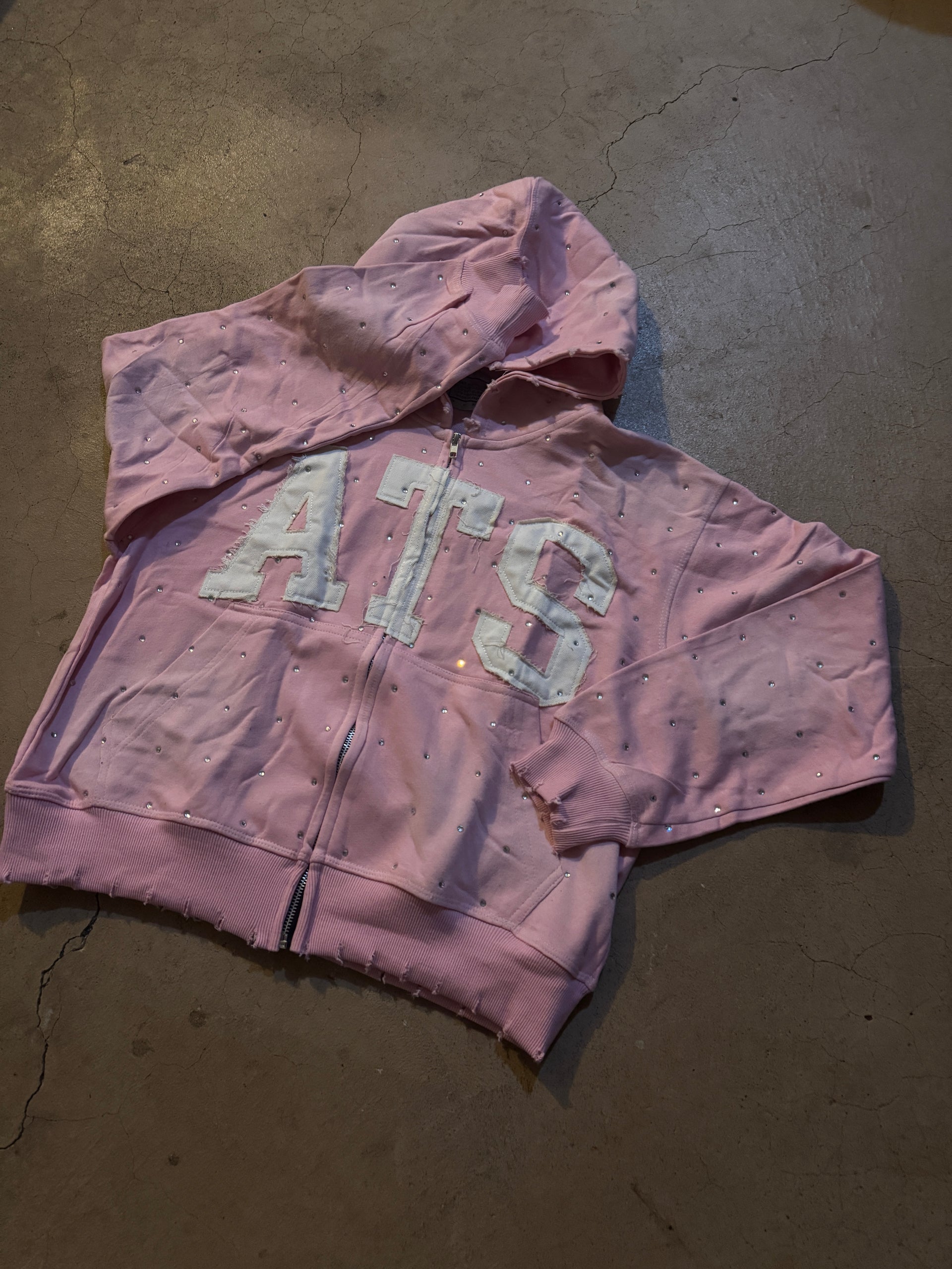 ATS PINK ZIP UP