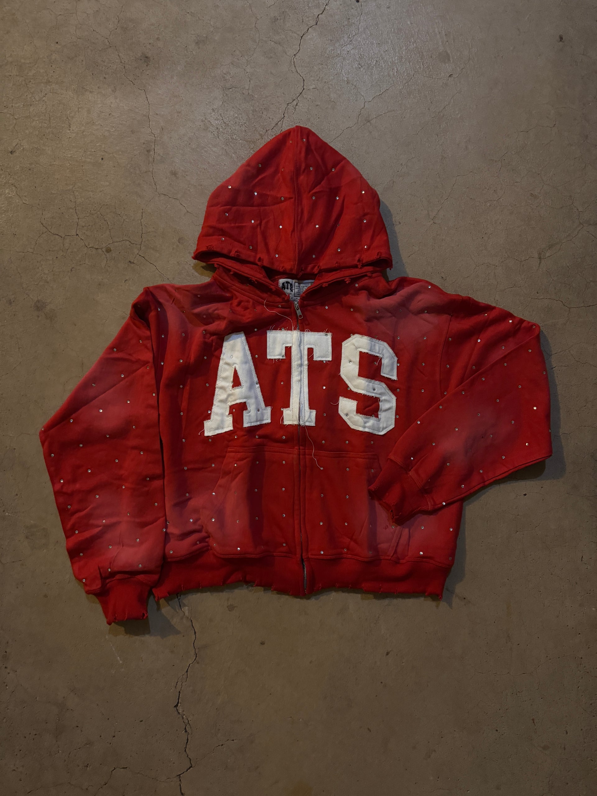 ATS RED ZIP UP